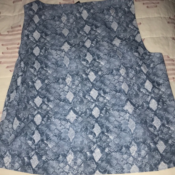 Gorgeous never worn printed python aqua tank - Picture 3 of 3